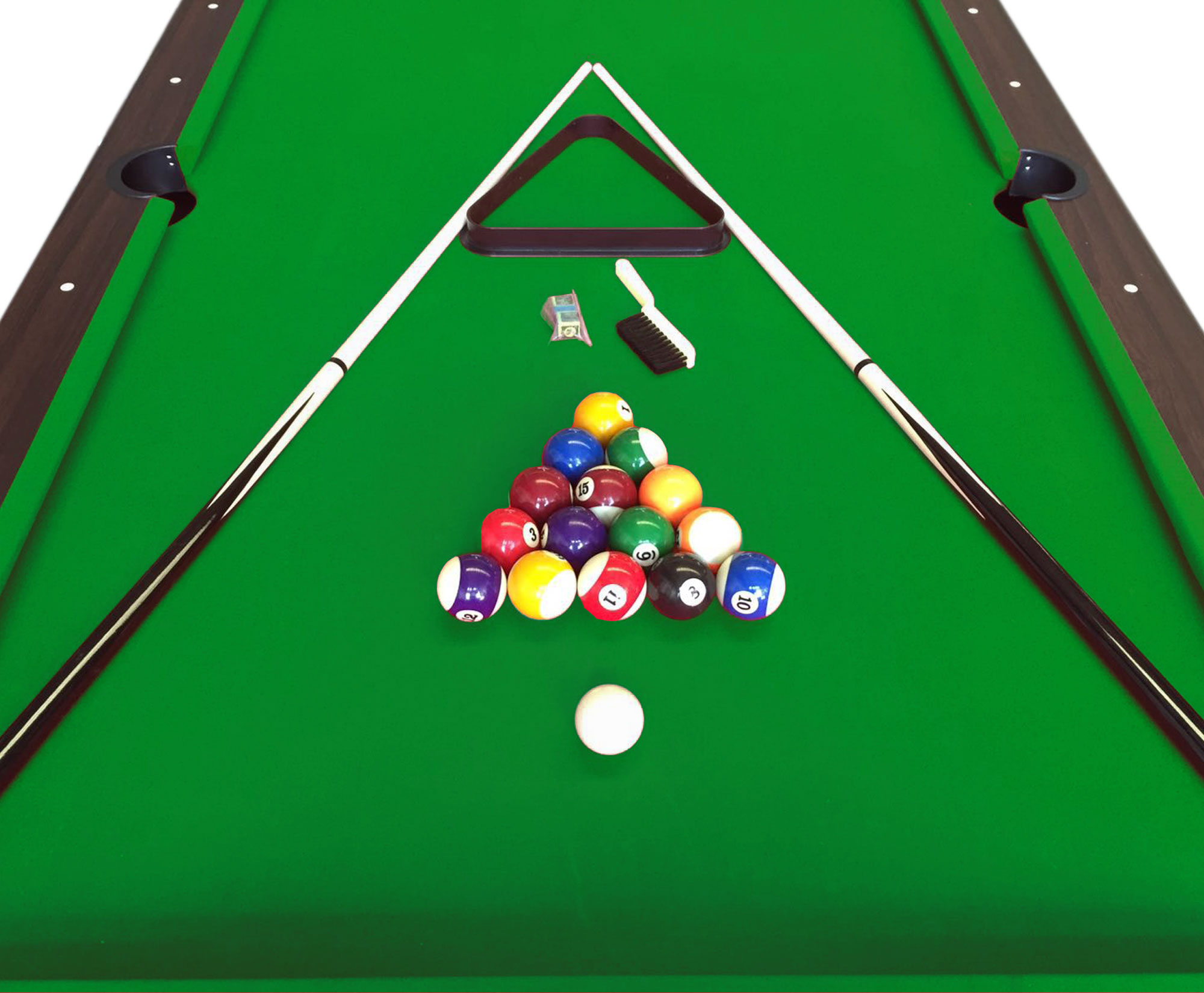 pool table green cloth