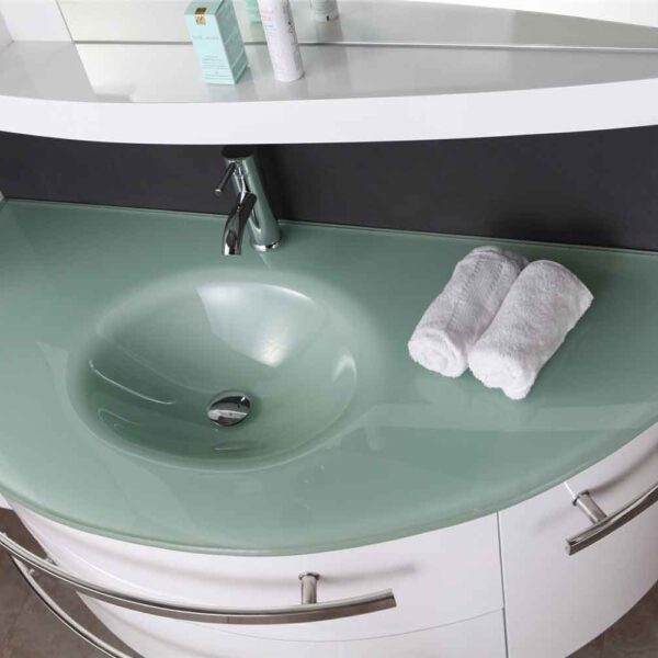 Mobile Bagno 120 cm Colonna e lavabo incluso - Ambassador - Image 2