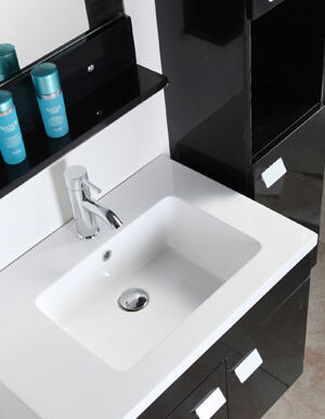 Mobile Bagno 120 cm Colonne e doppio lavabo inclusi - Elegance - Image 9