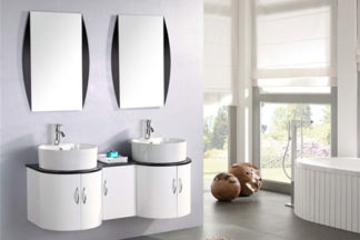 Misure Mobili Bagno Doppio Lavabo Moderni.Mobile Bagno Arredo Bagno 138 Cm Doppio Lavabo Inclusi Tiger