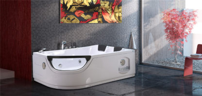 Elite - Whirlpool Badewanne für 2 Personen 180 X 120 cm – Bild 2