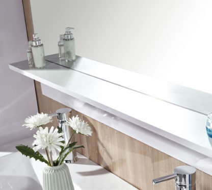 White Elegance - Badezimmermöbel 120 cm Säulen und Doppelwaschbecken – Bild 5