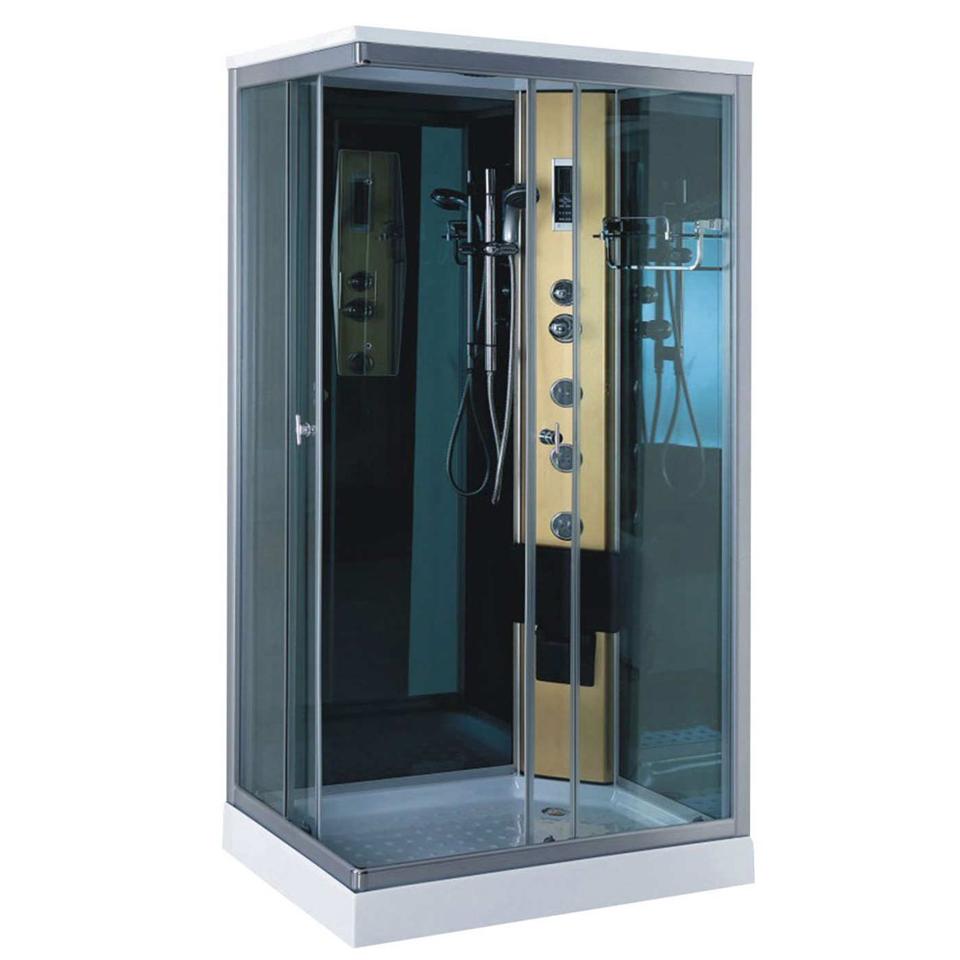 Cabina de ducha completa (100 x 100 cm) : : Bricolaje y