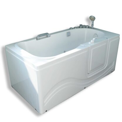 Bañera hidromasaje con puerta a derecha 153 x 76 cm – Penny